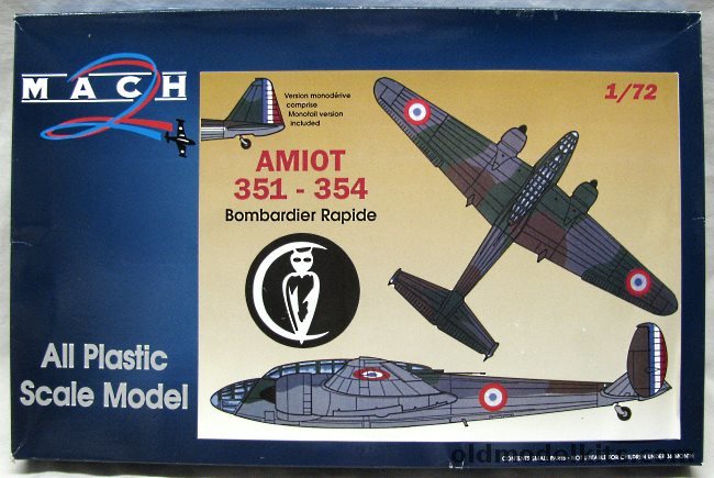 Mach 2 1/72 Amiot 351 / Amiot 354, MC0015 plastic model kit